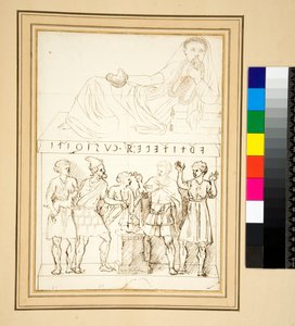 Etrüsk cinerary semaver (kalem) by Pietro Santi Bartoli