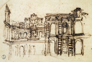 Pietro da Cortona (1596-1669), İtalya olarak bilinen Pietro Berrettini tarafından Floransa