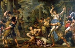 Sabinlerin tecavüzü by Pietro da Cortona