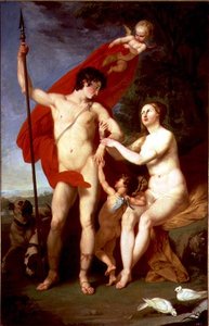 Venüs ve Adonis by Piotr Ivanovich Sokolov