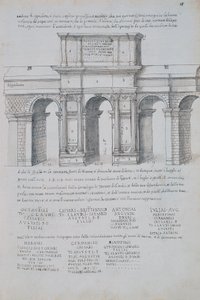 Pirro Ligorio (1513-1583) tarafından Roma Antik Eserlerinden çizim, Roma