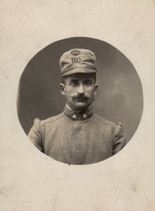 "GM R. Army (I. Dünya Savaşı)" albümü: Bölgesel Milislerin 180. Alayının askeri (s/b fotoğraf) by Pisani Pisani