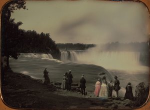 Niagara Şelalesi, yaklaşık 1850. by Platt D. Babbitt