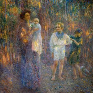 Küçük kız kardeş by Plinio Nomellini