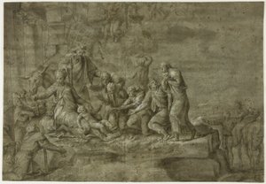 Çobanların hayranlığı by Polidoro da Caravaggio