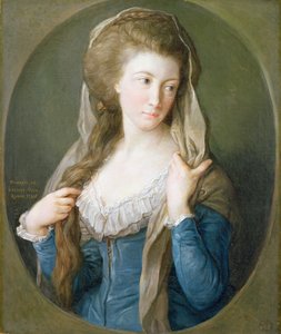 Geleneksel olarak Margaret Stuart, Lady Hippisley olarak tanımlanan Bir Kadının Portresi by Pompeo Girolamo Batoni