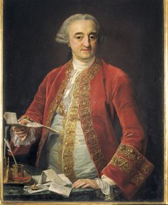RODA, Manuel Roda y Arrieta, (1706-1782) işaretleri. İspanyol siyasi (tuval üzerine yağlıboya) by Pompeo Girolamo Batoni