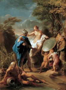Venüs, Aeneas'ı Vulcan Tarafından Dövülmüş Zırhla Sunuyor by Pompeo Girolamo Batoni