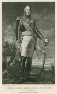 Marshal Edouard-Adolphe-Casimir-Joseph Mortier  by Ponce-Camus. Marie Nicholas