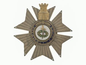 Rozet, Kule Nişanı ve Kılıç, Portekiz, General Sir Galbraith Lowry Cole by Portuguese School