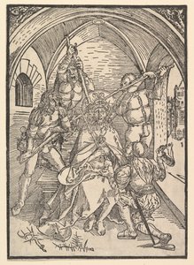 Dikenlerle Taçlandırılan İsa, M.Ö. 1500. by Possibly Albrecht Dürer