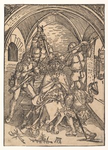 Dikenlerle Taçlandırılan İsa, M.Ö. 1500. by Possibly Albrecht Dürer