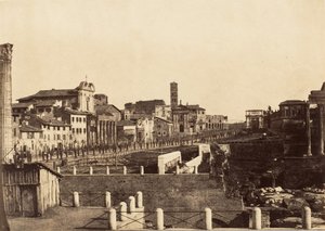 Forum, Roma, 1853-56. by Possibly by Jane Martha St. John.