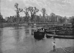 Hampton Court Sarayı, c1896 by Poulton and Co