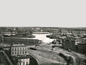 Rıhtımlar, Southampton, 1895.