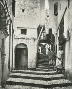 Rue de la Kasbah, Cezayir, Cezayir, 1895.