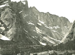 Trolltindane Dağları, Horgheim, Norveç, 1895.