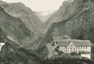 Vadi ve Otel, Stalheim, Norveç, 1895.