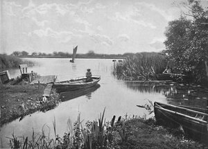Wroxham Geniş, Norfolk, c1896