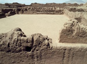 Chimu kültürü: Kolomb öncesi Chanchan kentinin görünümü, MS 850-1470 by Pre Columbian Pre Columbian