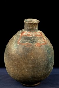 Küresel vazo / Paracas kültürü (pişmiş toprak) by Precolombian Precolombian