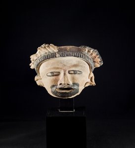 Baş heykelciği / Meksika, Totanaque kültürü (pişmiş toprak)