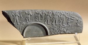Avcılar Paletinin parçası, muhtemelen Tell el-Amarna