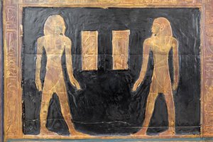 Yuya'nın kanopik kutusu, detay, Mısır Müzesi, Kahire, Mısır by Prehistoric Prehistoric