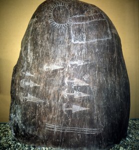 Camunni uygarlığı. Bagnolo stel tipi 1 a by Prehistoric Prehistoric