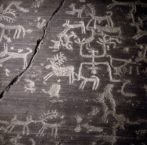Camunni Uygarlığı, Tarihöncesi, kaya sanatı: mezar kayası, Valcamonica