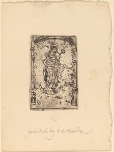 madonna ve çocuk by Probably Netherlandish 15th Century