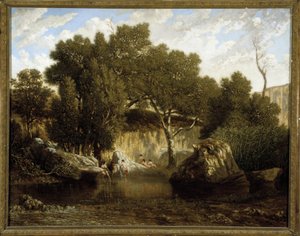 banyo yapanlar by Prosper Joseph Gresy