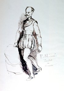 16. Yüzyıl Kostümlü Figür, c1823-1870