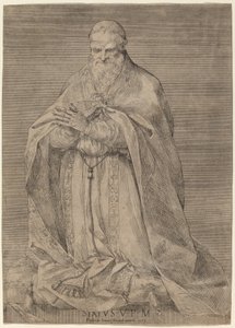 Papa Sixtus V by Prospero Bresciano, after Giuseppe Cesari