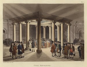 Kömür Borsası by Pugin and Rowlandson