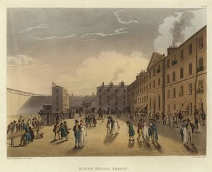 Kings Bench Hapishanesi by Pugin and Rowlandson