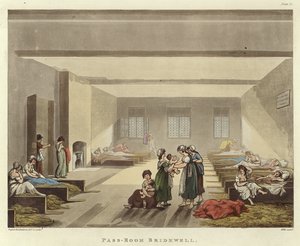 Geçiş odası Bridewell by Pugin and Rowlandson