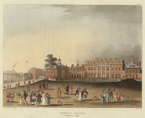 ಕ್ವೀನ್ಸ್ ಪ್ಯಾಲೇಸ್ ಟರ್ಕಿ by Pugin and Rowlandson
