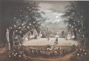 C. Pugni'nin Peterhof Parkı'ndaki Pembe Köşk'teki Naiad ve Balıkçı balesi, 1851.