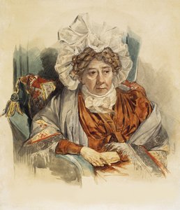 Natalia Kirillovna Zagryazyskaya'nın portresi Razumovskaya 1747-1837, 1821 by Pyotr Fyodorovich Sokolov