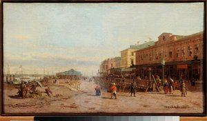 Nizhny Novgorod (Nizhny Novgorod) - Tablo Pyotr Petrovich Vereshchagin (Piotr Vereshchagin) (1836-1886), tuval üzerine yağlıboya, Rus sanatı 19. yüzyıl - Devlet Sanat Müzesi, Nizhny Novgorod (Rusya)