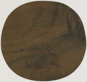 Manda üzerindeki çocuk, Ming hanedanı, 16-17. yüzyıl. by Qin Shunyou