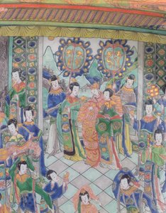 Büyük Famille Verte Charger, Kangxi dönemi (1662-1722) (porselen) (ayrıca bkz. 272193)