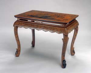 Tablo, Kangxi dönemi (1662-1722) (laklı ahşap ve kenevir kumaş) (ayrıca bkz. 272134)