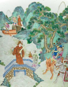 Bir Çift Imperial Famille Gül Vazolarından Birinden Detay (seramik)