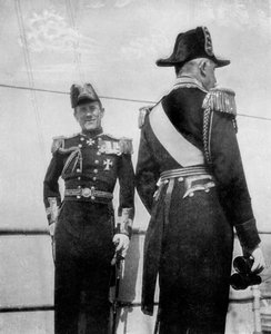 1908 Connaught Dükü ile Commodore Keppel by Queen Alexandra