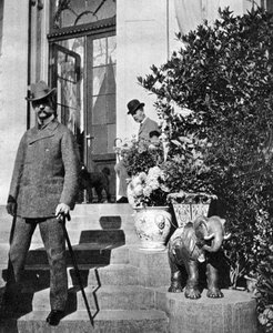 Danimarka Kralı IX. Christian 1818-1906 ve Prens Frederick 1868-1940, 1904 1908.