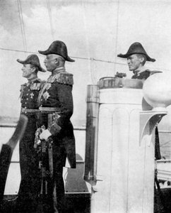 Commodores Keppel ve Crampton ile Connaught Dükü, 1907 1908. by Queen Alexandra