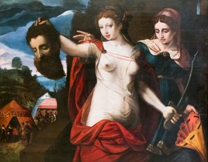 Judith, Holophernes'in başıyla