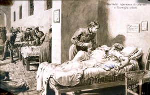 İtalyan vatansever Giuseppe Garibaldi (1807-1882) Pan-Borel (Pane Borel) adı altında 1836